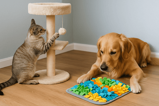 Come Stimolare l’Intelligenza di Cani e Gatti con Giochi Interattivi e Tiragraffi - Petamys