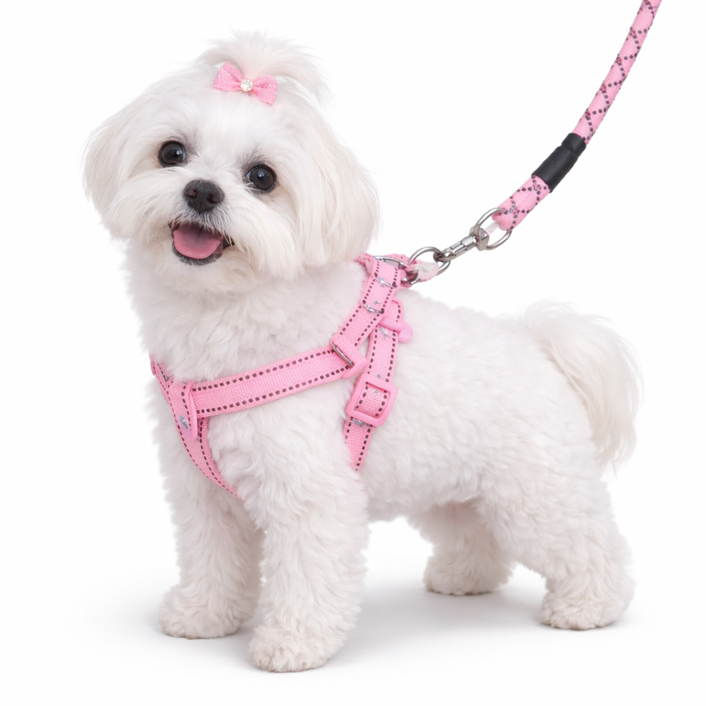 Pettorina Regolabile per Cane con Guinzaglio Resistente - Set ComfortWalk™ Petamys Edition