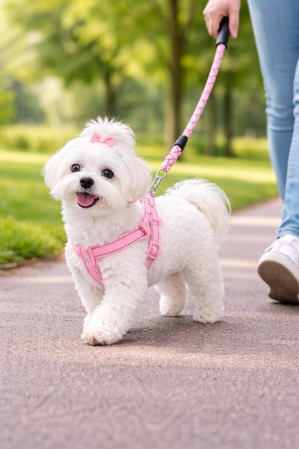 Pettorina Regolabile per Cane con Guinzaglio Resistente - Set ComfortWalk™ Petamys Edition