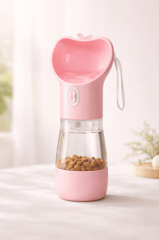 Borraccia Portatile Petamys 3 - in - 1 – Acqua, Snack e Comfort in Passeggiata - Petamys